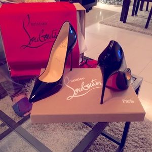 CHRISTIAN LOUBOUTIN
Patent Pigalle Plato 120 Pumps 40 Black
